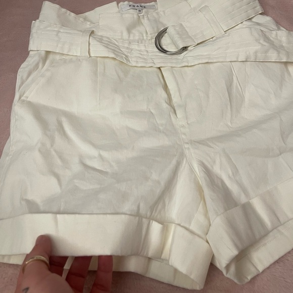 FRAME Linen Shorts - Picture 4 of 9